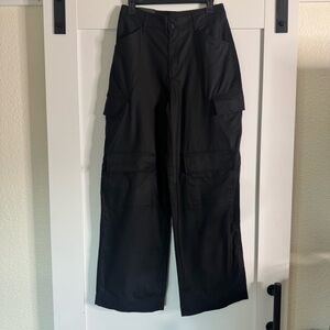 Banana Republic black high rise cargo pants